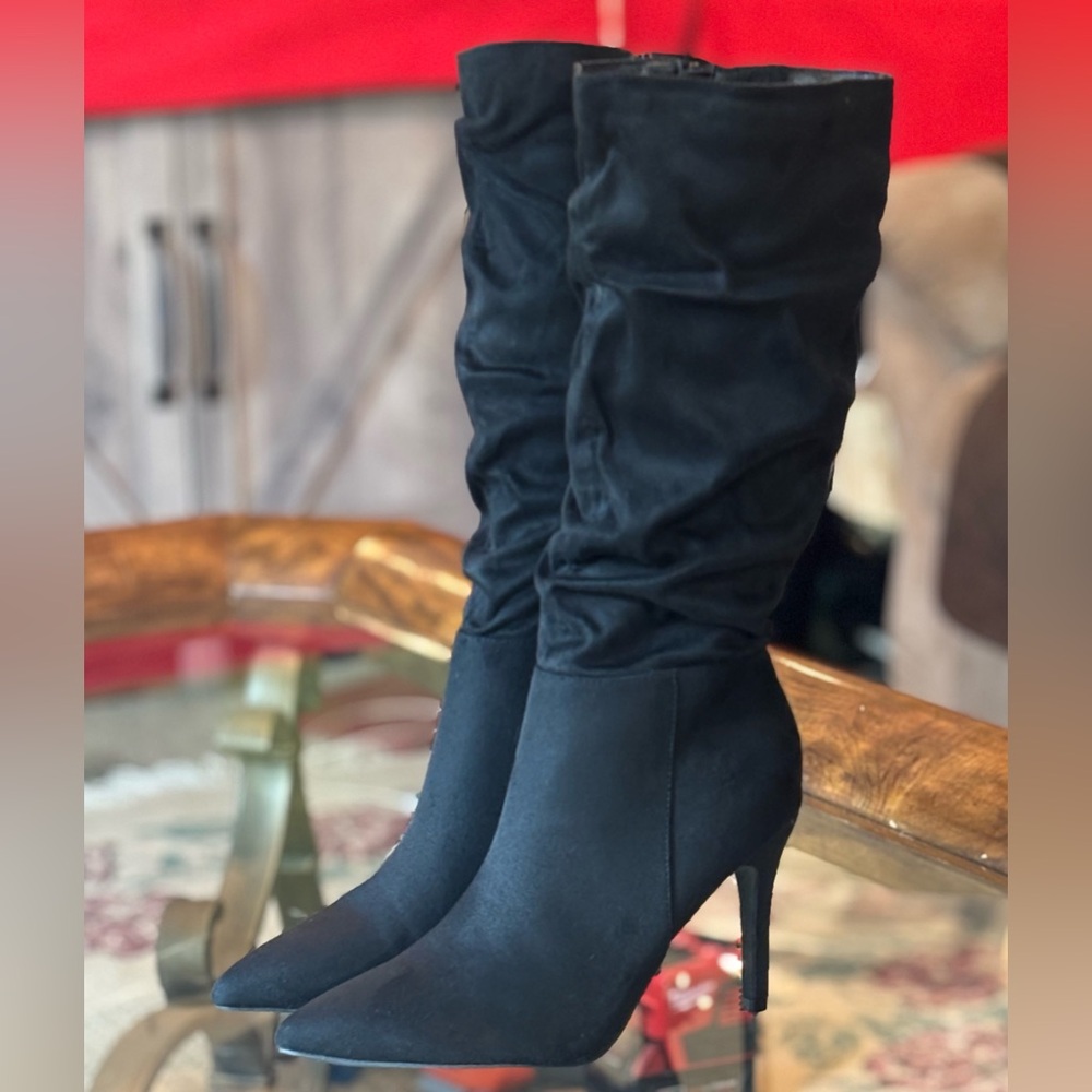 Black Heeled Boots